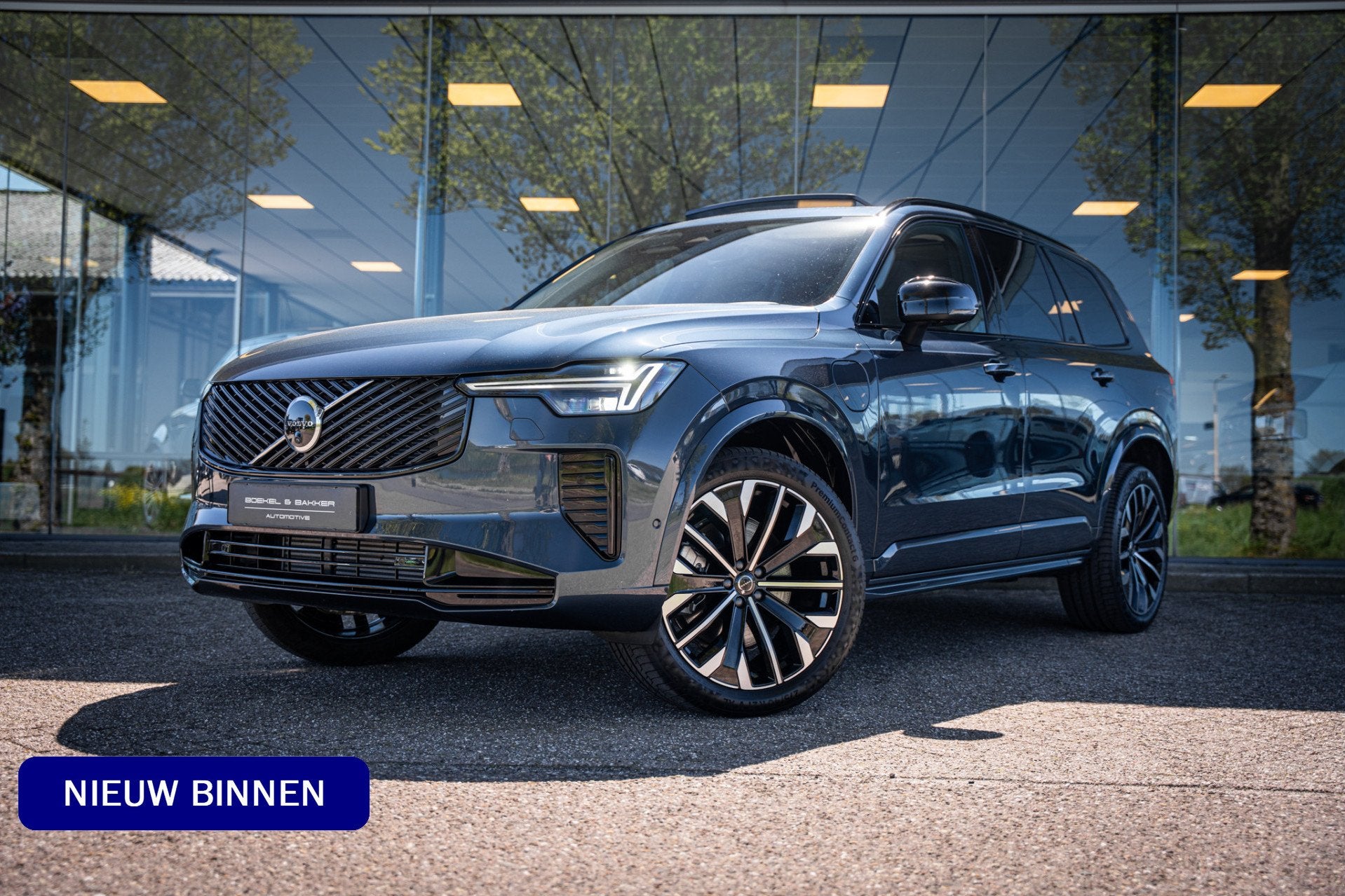 Volvo XC90 2.0 T8 Plug-in hybrid AWD Plus Dark * Panodak * H, Gebruikt, Zwart, 4 cilinders, Blauw