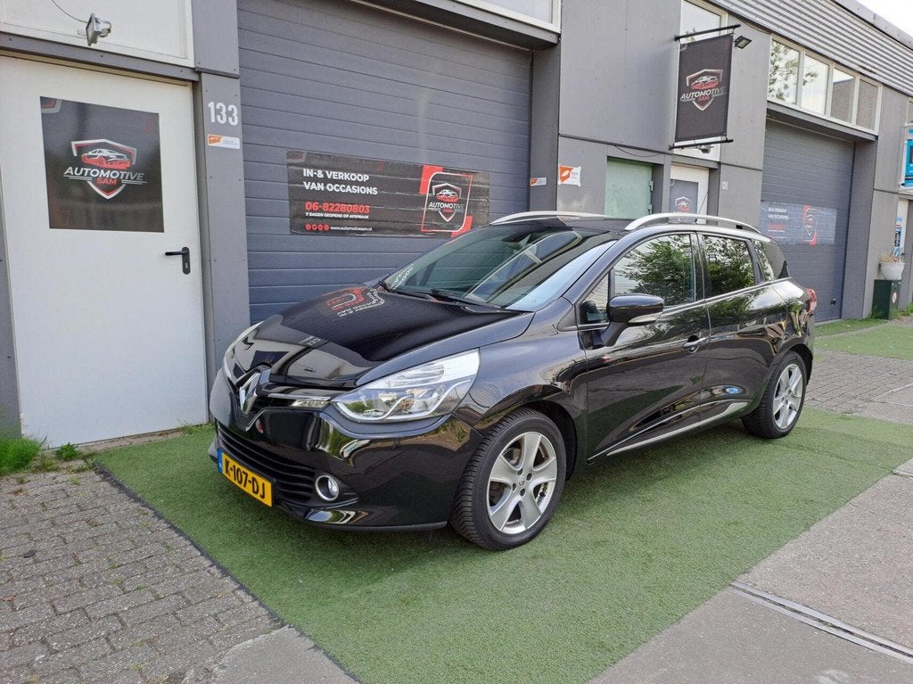 Renault Clio Estate 0.9 TCe Dynamique Navi Cruise R-Link, Auto's, Voorwielaandrijving, Stof, Zwart, Zwart