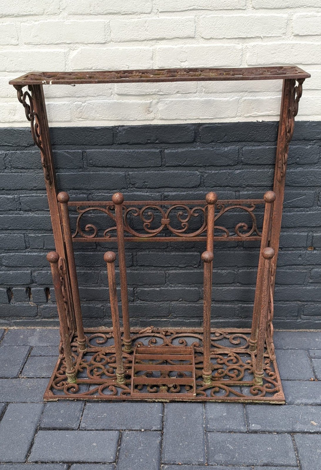 gietijzeren brocante schoenen/laarzenrek, Tuin en Terras, Ophalen