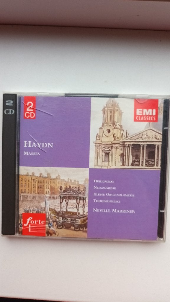 2CD - Joseph Haydn - 4 Missen - Sir Neville Mariner - EMI, Haydn, Ophalen of Verzenden, Zo goed als nieuw, Classicisme