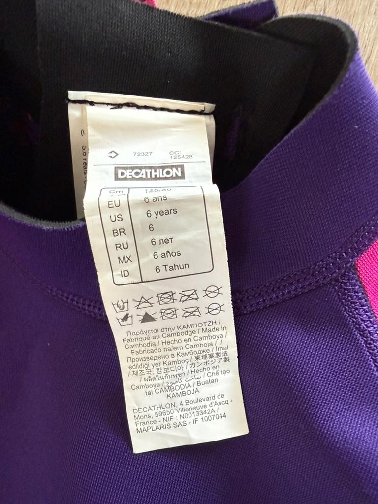 Decathlon Olaian Wetsuit Kinderen - Maat 6 jaar, Ophalen of Verzenden, Zo goed als nieuw, Kind, Wetsuit