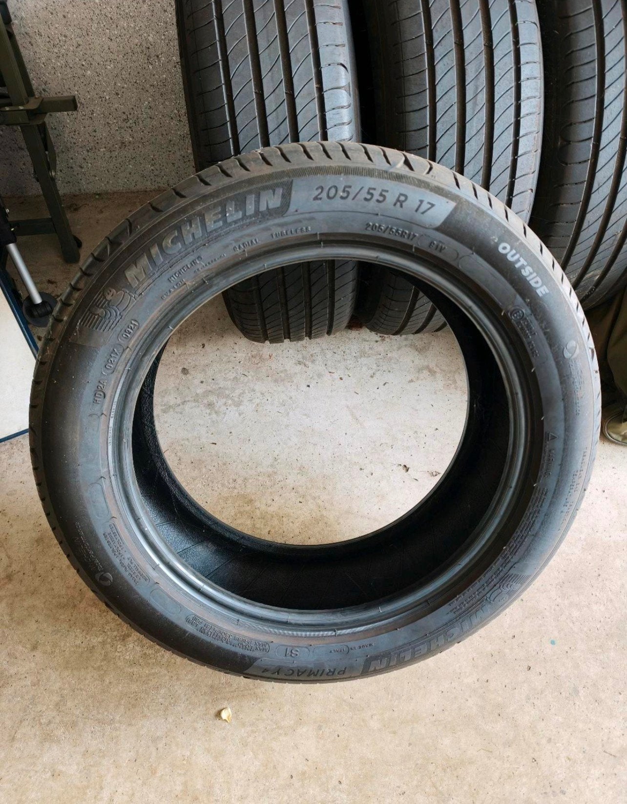 4stuk Michelin zomerbanden 205/55/17, Ophalen, 17 inch, 205 mm, Band(en)