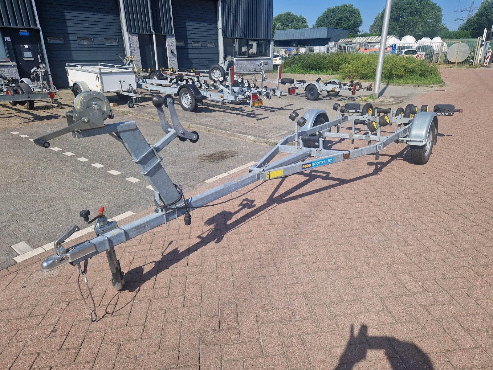 Pega SH 750 kanteltrailer in absolute nieuwstaat  !!!, Watersport en Boten, Boottrailers, Minder dan 1500 kg, Overige typen, Kantelbaar