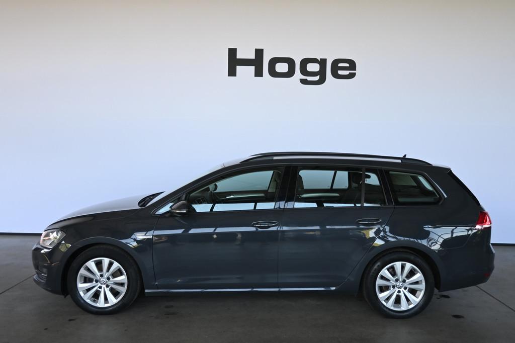 Volkswagen Golf Variant 1.0 TSI Comfortline Clima Navigatie, Stof, Gebruikt, Met garantie (alle), 116 pk
