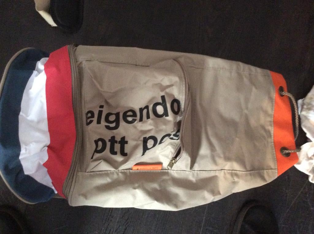 Tas met opschrift Postes Payes Bas, Ophalen of Verzenden, Zo goed als nieuw, Gebruiksvoorwerp