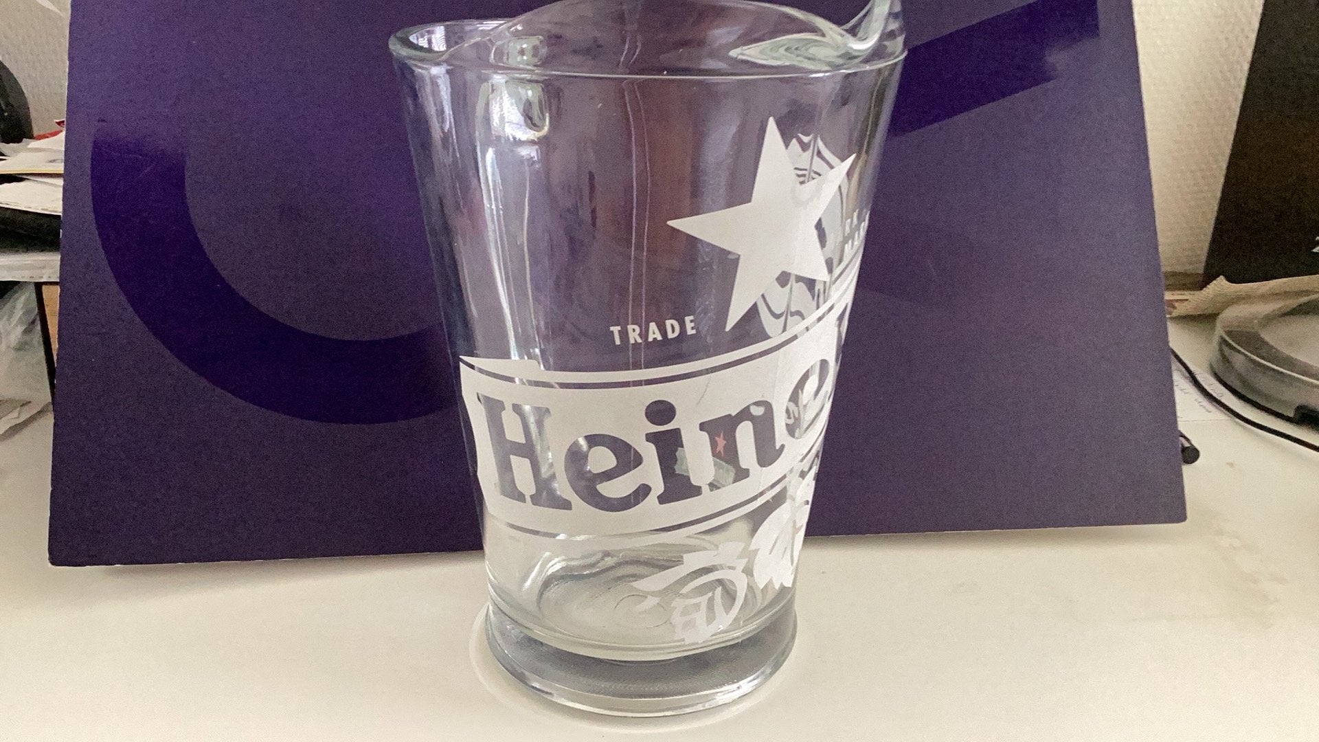 Heineken Pitcher, Ophalen of Verzenden, Zo goed als nieuw, Glas of Glazen, Heineken