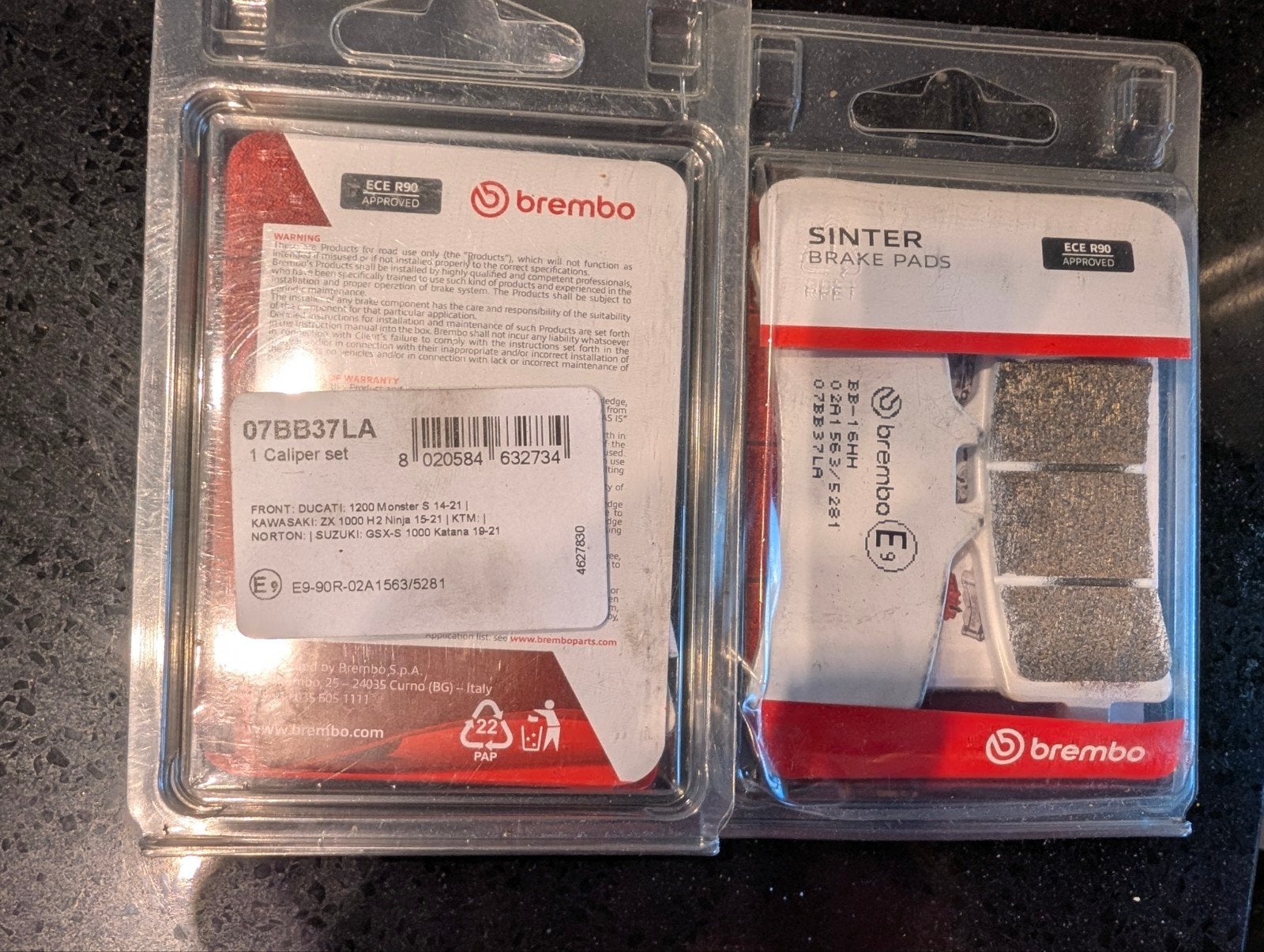 Brembo Sinter Remblokken 07BB37LA - Nieuw, Ophalen of Verzenden, Nieuw