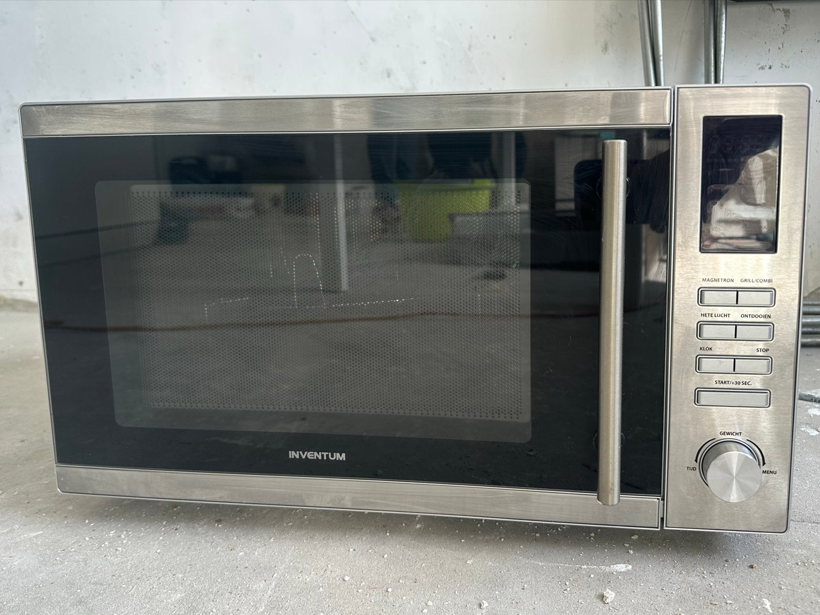 Inventum Combi Magnetron - Grill, Hete Lucht, Oven, Witgoed en Apparatuur, Magnetrons, Ophalen, Combimagnetron, Gebruikt, Grill