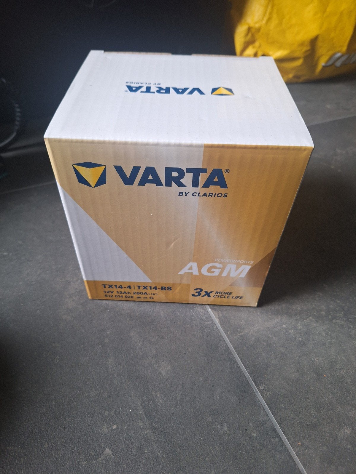 Varta Powersports AGM Accu TX14-4 / TX14-BS 12V 12Ah 200A, Auto-onderdelen, Accu's en Toebehoren, Ophalen, Nieuw