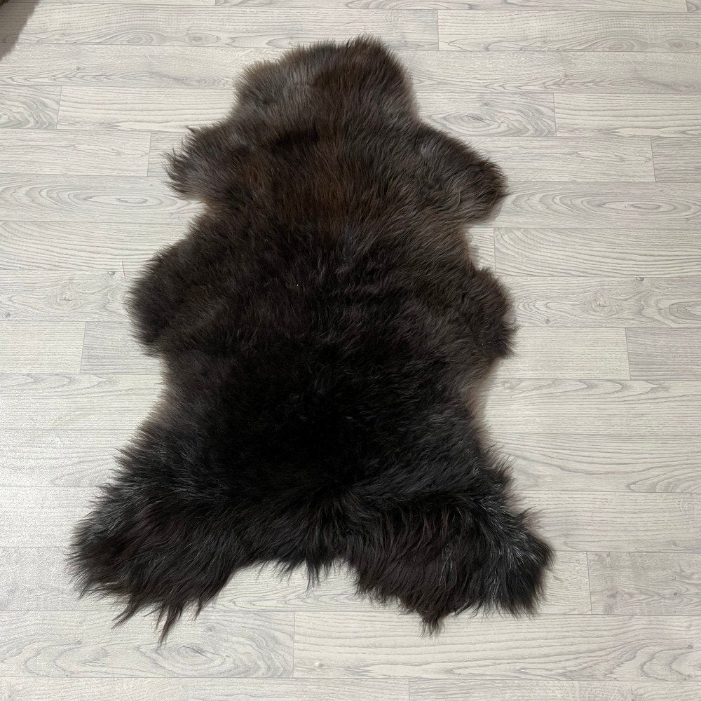 Schapenvacht hond/kat bruin grijs wit 105x75cm | Lederstore, Overige typen, Overige merken, Nieuw, Grotestraat 32, 5836 AG, Sambeek, The Netherlands