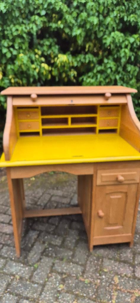 gratis eiken bureau, Ophalen, Gebruikt, Hout, Secretaire