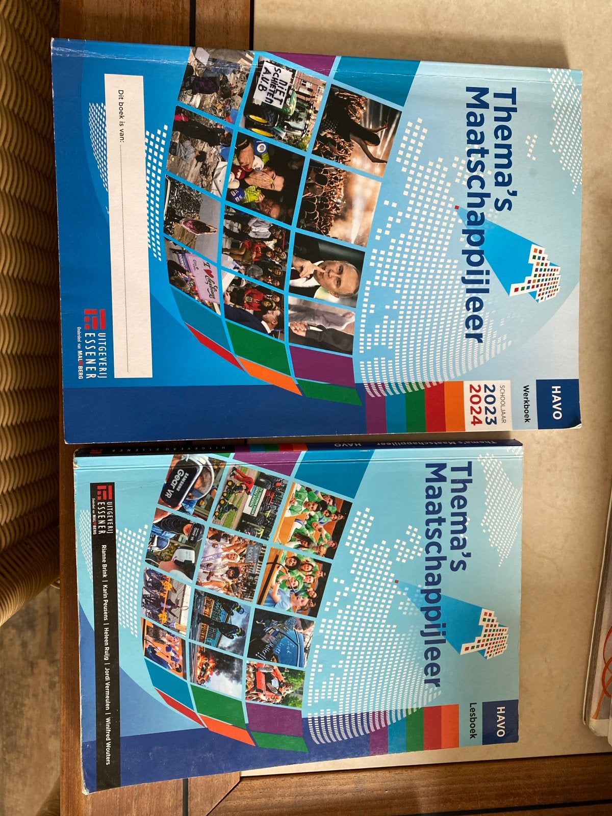 Thema's Maatschappijleer HAVO Werkboek & Lesboek 2023-2024, Ophalen of Verzenden, Gamma, Zo goed als nieuw