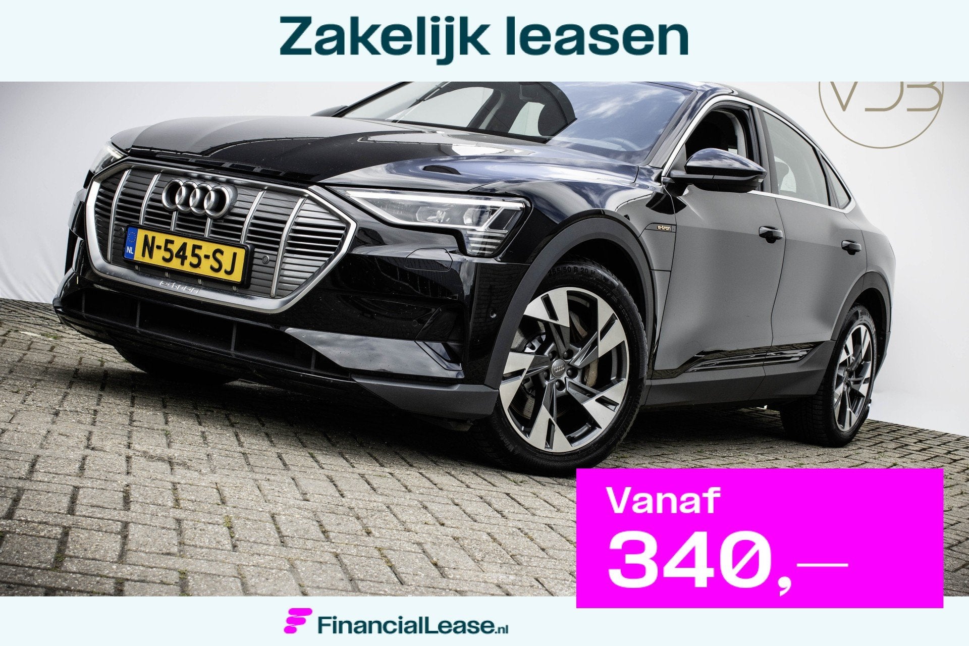 Audi e-tron Sportback 55 SOH 93% 20inch Origineel NL 1e Eige, Automaat, 131 €/maand, Stof, Zwart