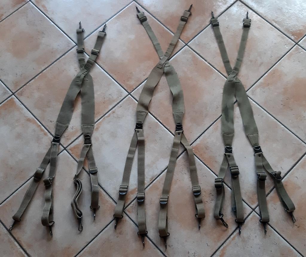 M1936 US Army WW2 Suspenders, Ophalen of Verzenden, Landmacht, Amerika, Overige typen