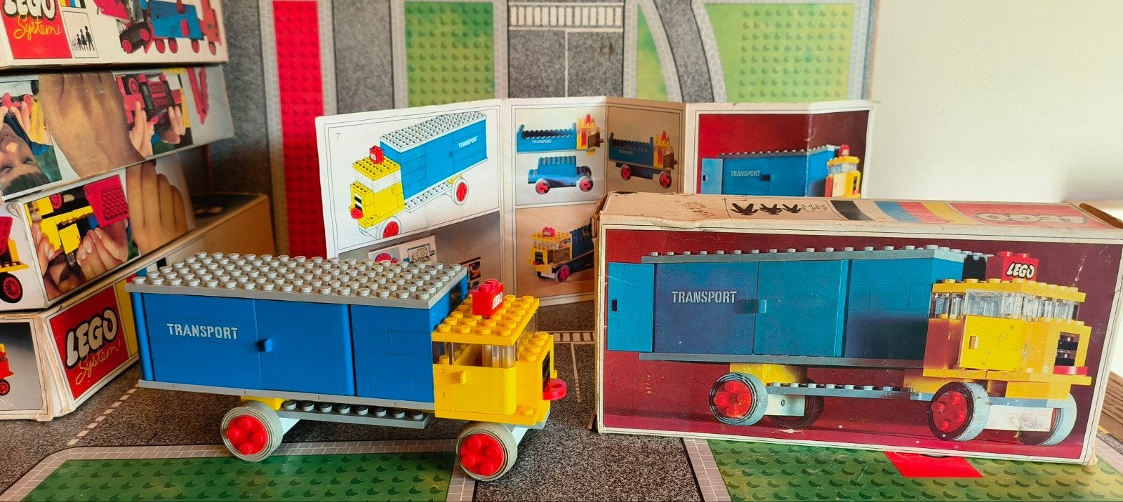 Oude Lego transport truck nr 333., Verzenden, Bus of Vrachtwagen