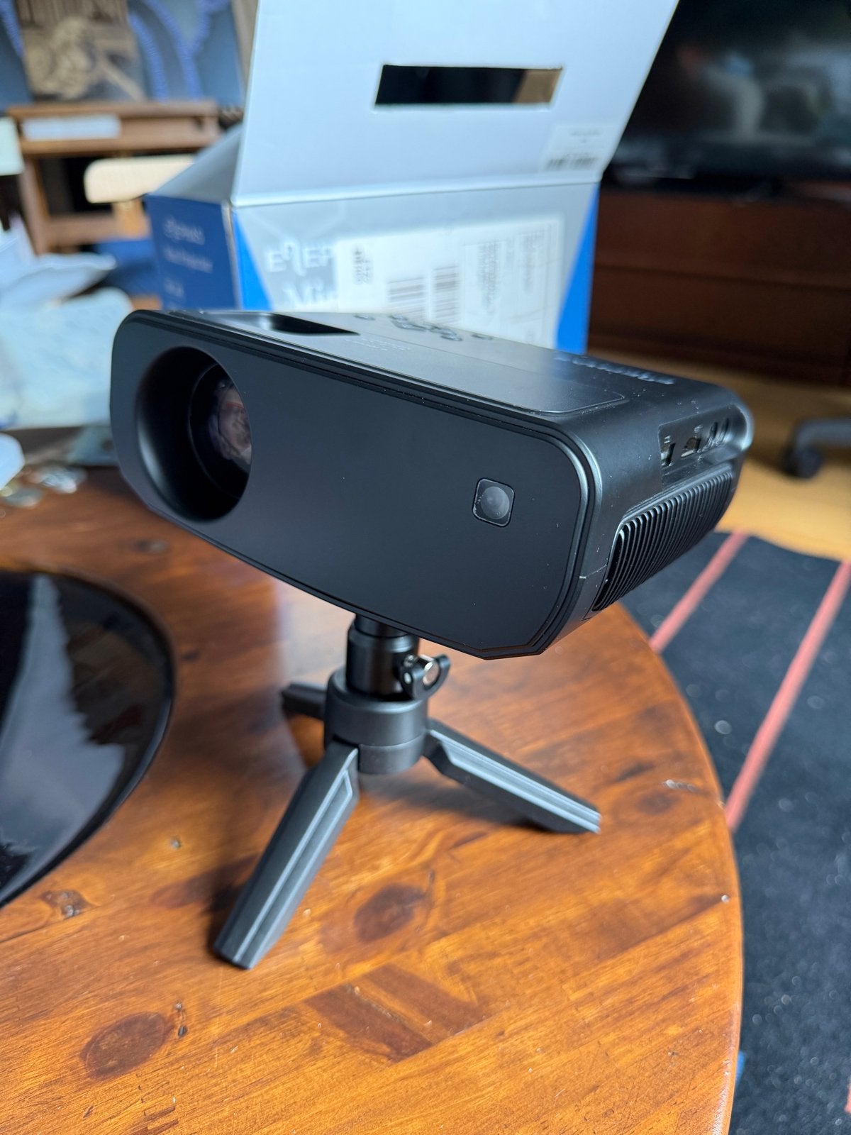 Mini Projector Compacte LED Beamer, Audio, Tv en Foto, Beamers, Elephas, LED, Ophalen of Verzenden, Zo goed als nieuw