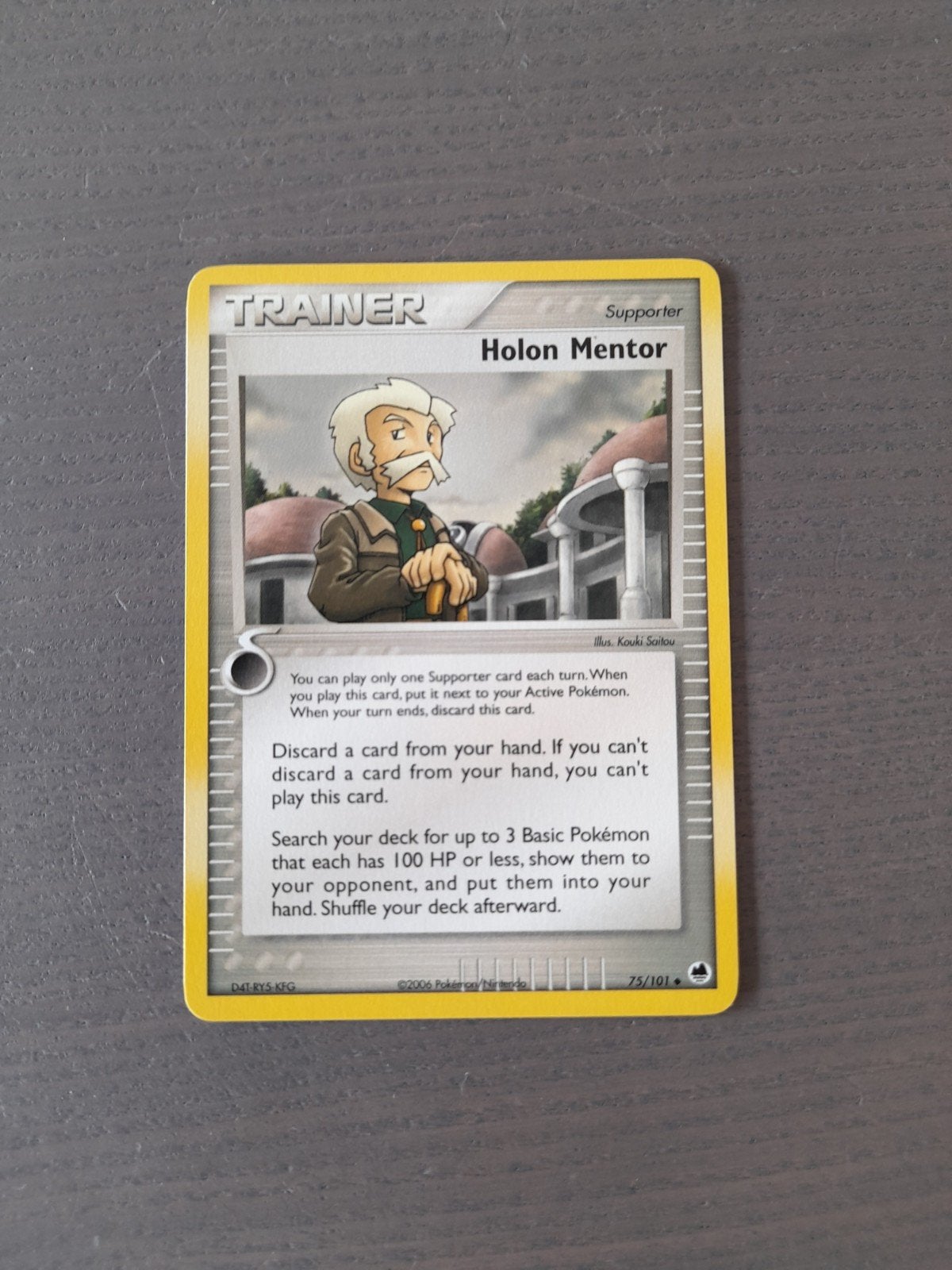 Dragon frontiers 75/101 holon mentor, Ophalen of Verzenden, Gebruikt, Losse kaart