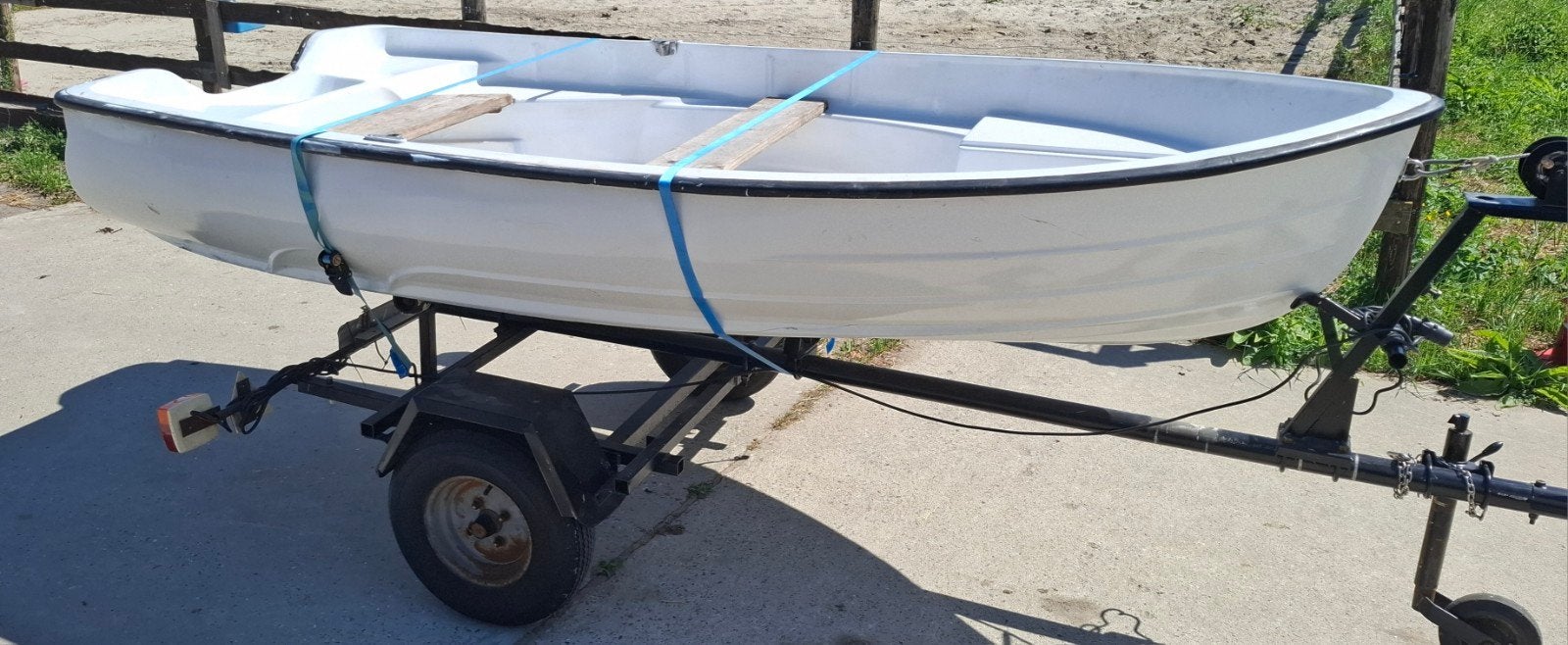 with 200 dromedille 320 lang incl trailer, Ophalen of Verzenden, Gebruikt, Motorboot