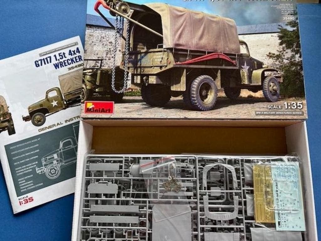 MiniArt	35490	g717 wreckerG7117 1,5t 4x4 Wrecker	1/35, Verzenden, Nieuw, 1:32 tot 1:50, Italeri