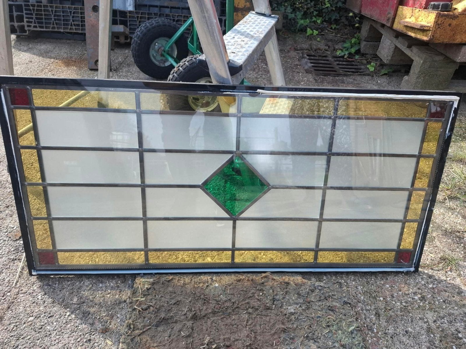 Glas in lood zonder kozijn, Doe-het-zelf en Verbouw, Ophalen of Verzenden