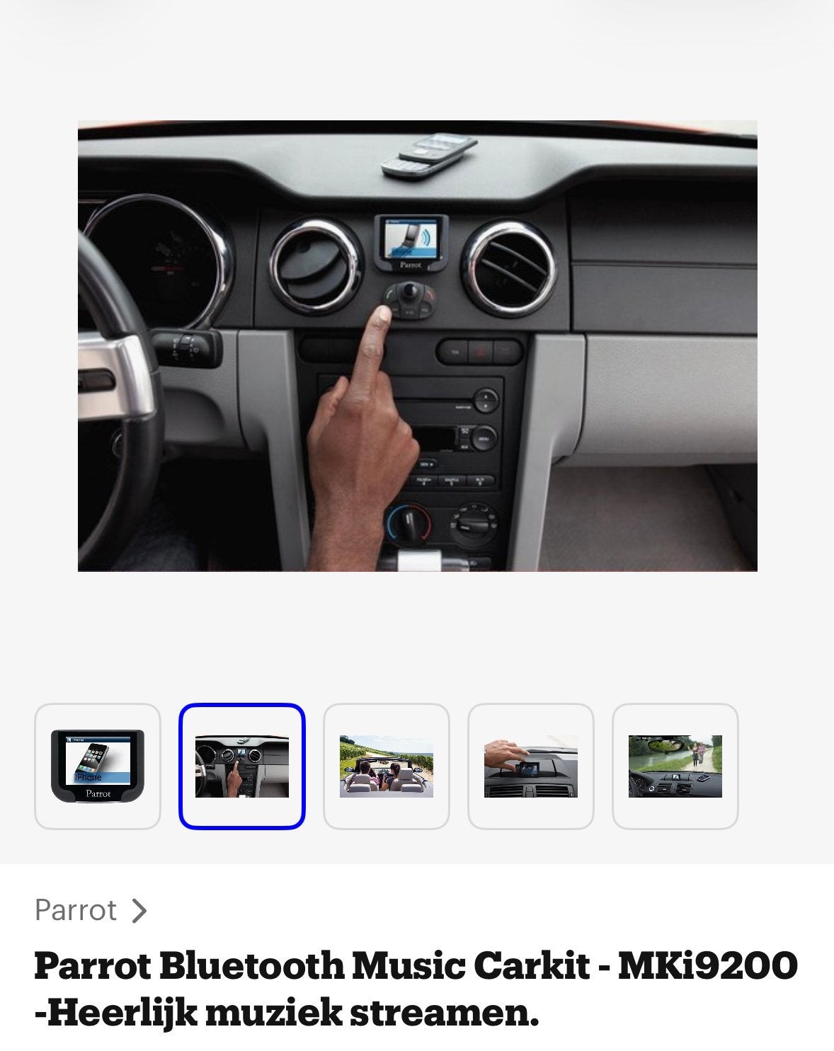 Parrot Bluetooth Music Carkit MKI9200, Ophalen of Verzenden, Gebruikt