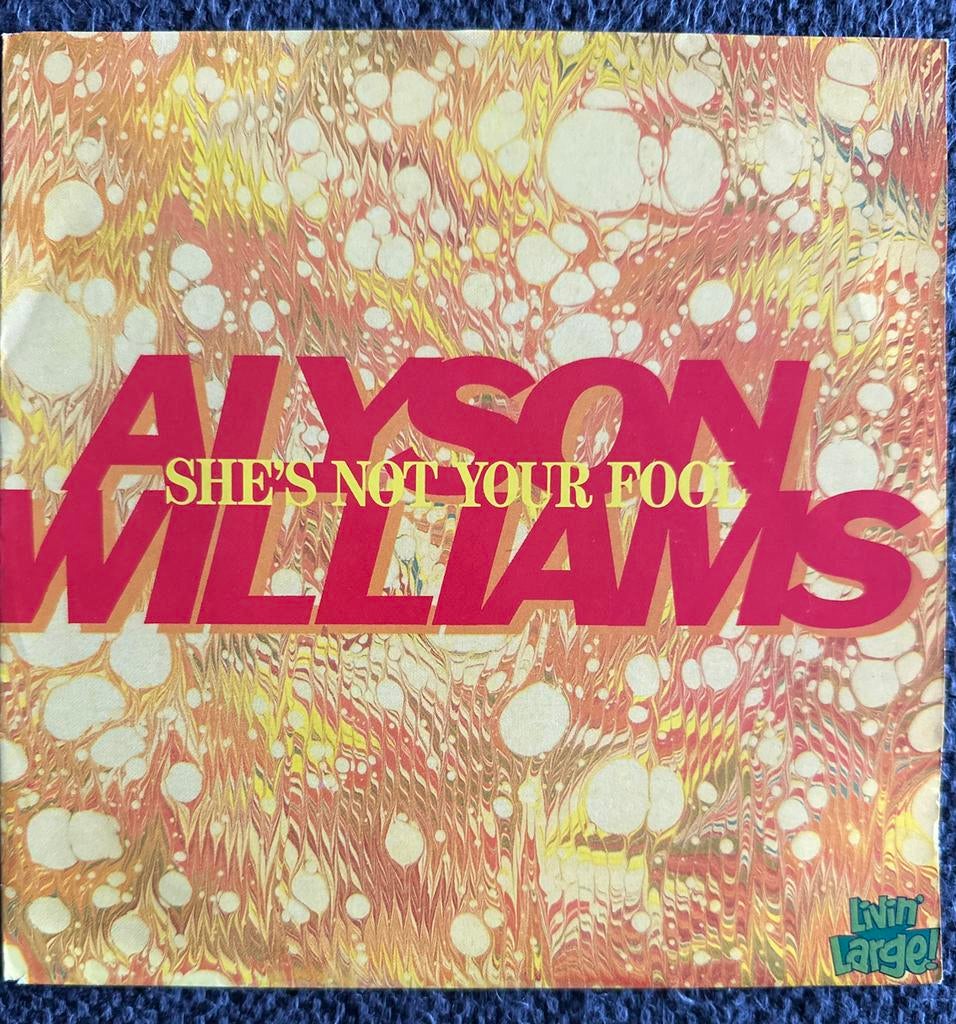Alyson Williams - She's Not Your Fool Single Hiphop, 1990 - 1999, 7 inch, Single, Ophalen of Verzenden
