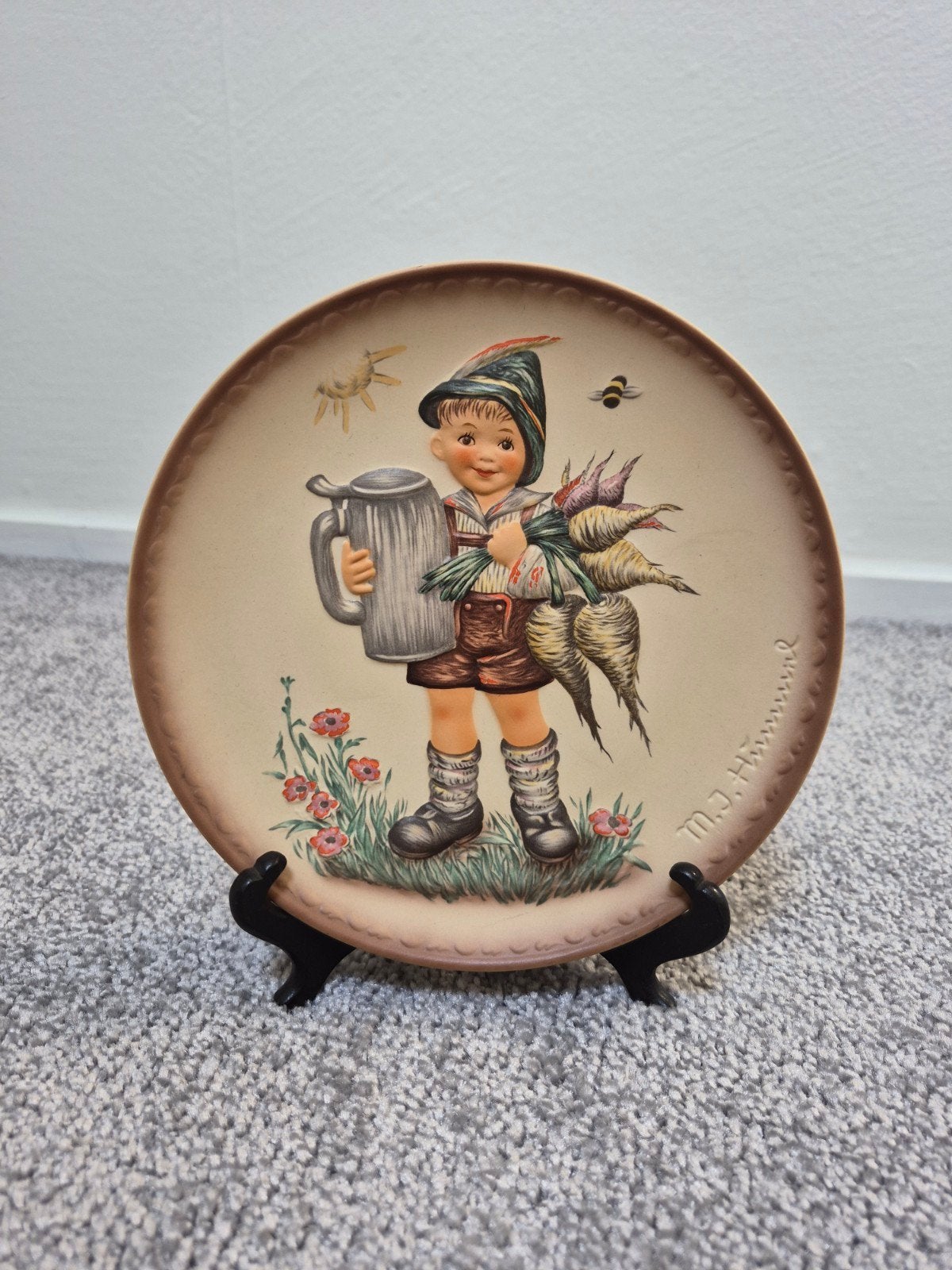 Goebel Hummel "Für's Vaterle" Sierbord - Vriendschap, Antiek en Kunst, Ophalen of Verzenden