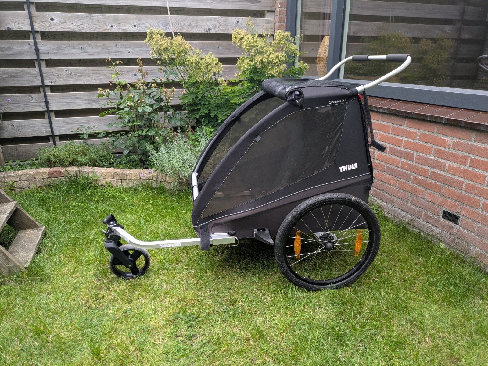 Thule Coaster XT Fietskar - Kinderkar, Ophalen, Gebruikt, Opvouwbaar, 40 tot 60 kg