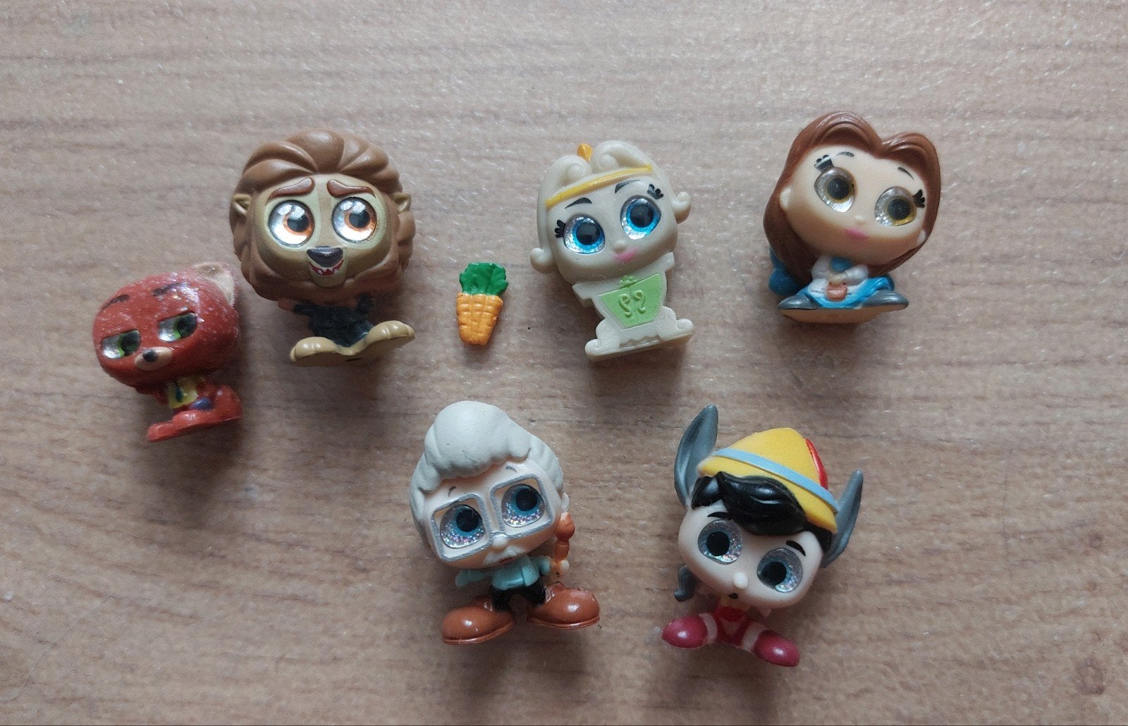 Disney Doorables 6 st., Verzamelen, Ophalen of Verzenden, Overige figuren, Zo goed als nieuw, Beeldje of Figuurtje
