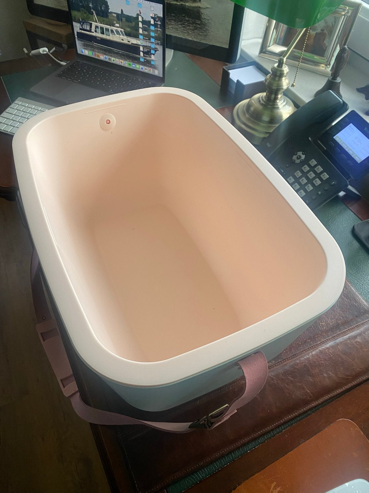 Polarbox Koelbox - 12 Liter - Mintgroen/Roze, Caravans en Kamperen, Koelboxen, Ophalen, Nieuw, Koelbox, Koelelement