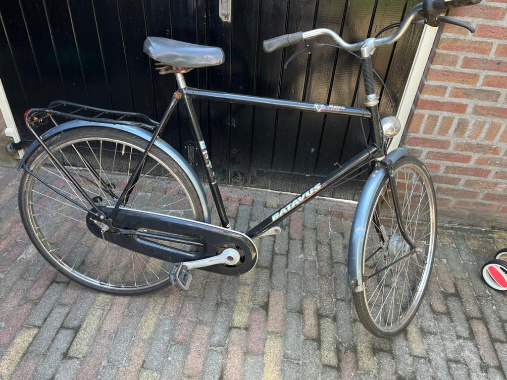 Opknapper batavus herenfiets, Ophalen