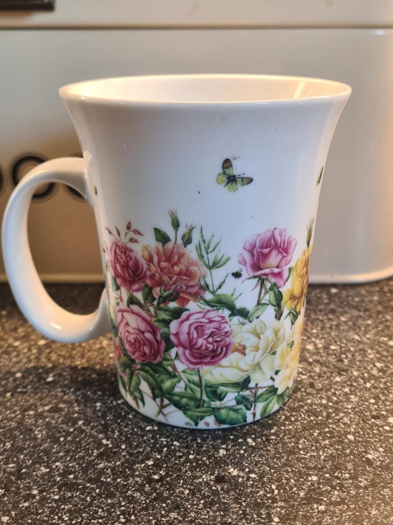 JANNEKE BRINKMAN SALENTIJN- Bloemenpracht - mok, Ophalen of Verzenden, Zo goed als nieuw