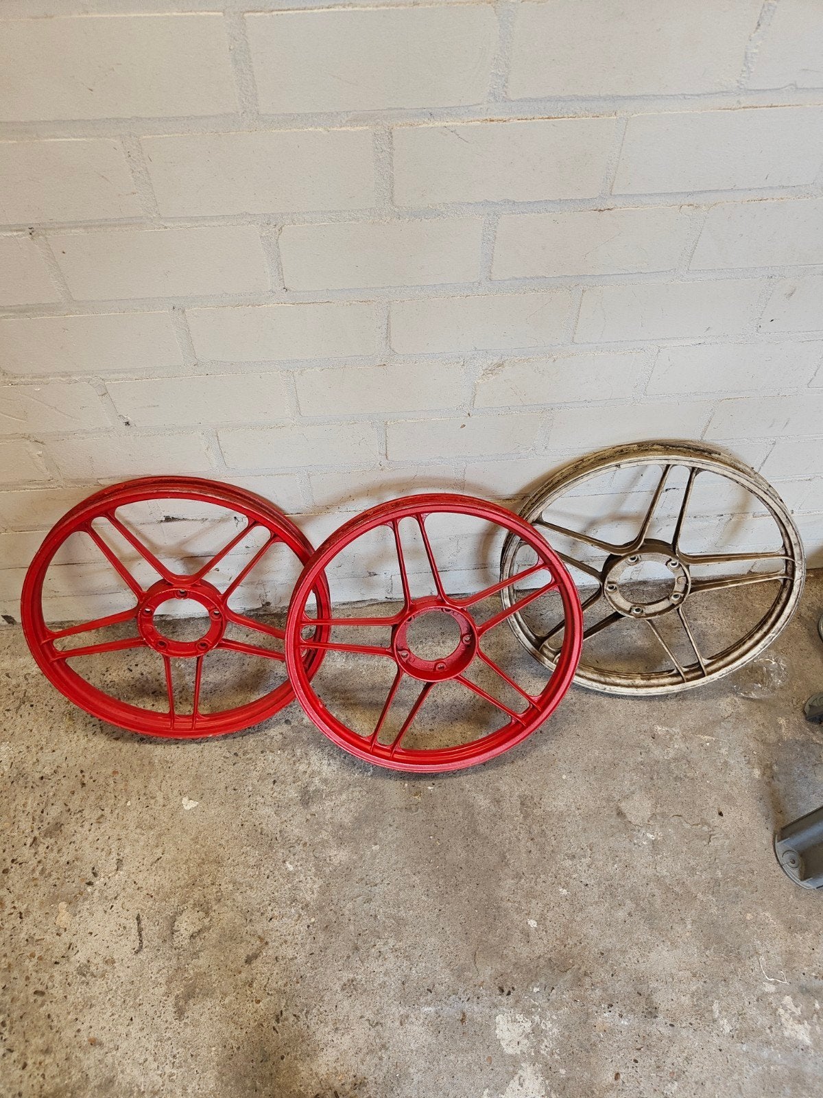 Puch Maxi Stervelgen 3x - Rood en Wit, Fietsen en Brommers, Ophalen, Gebruikt