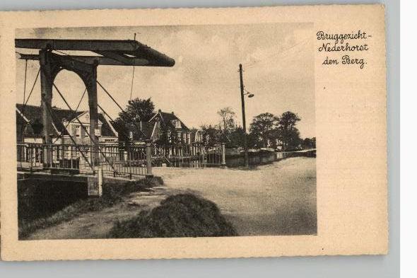 Nederhorst den Berg st 1933, Verzamelen, Ansichtkaarten | Nederland, Gelopen, Noord-Holland, 1920 tot 1940, Ophalen of Verzenden