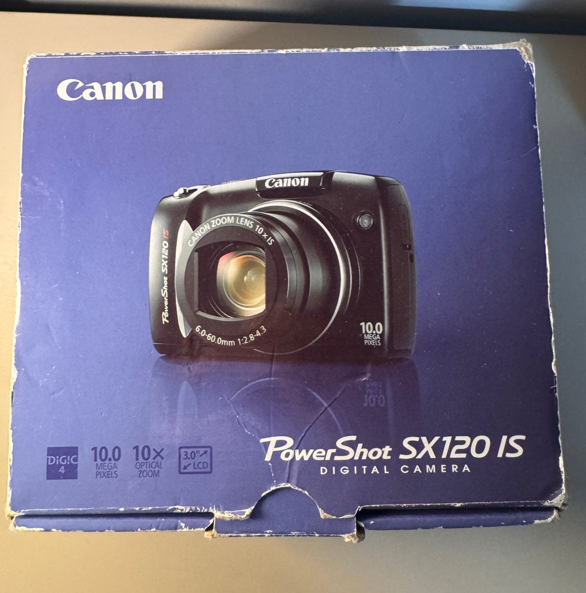 Canon PowerShot SX120 IS Digitale Camera, Handleiding, Canon, 10 megapixels, Ophalen of Verzenden