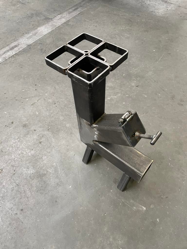 Te koop: Unieke handgemaakte Rocket Stove van zwaar staal –, Ophalen of Verzenden, Zo goed als nieuw
