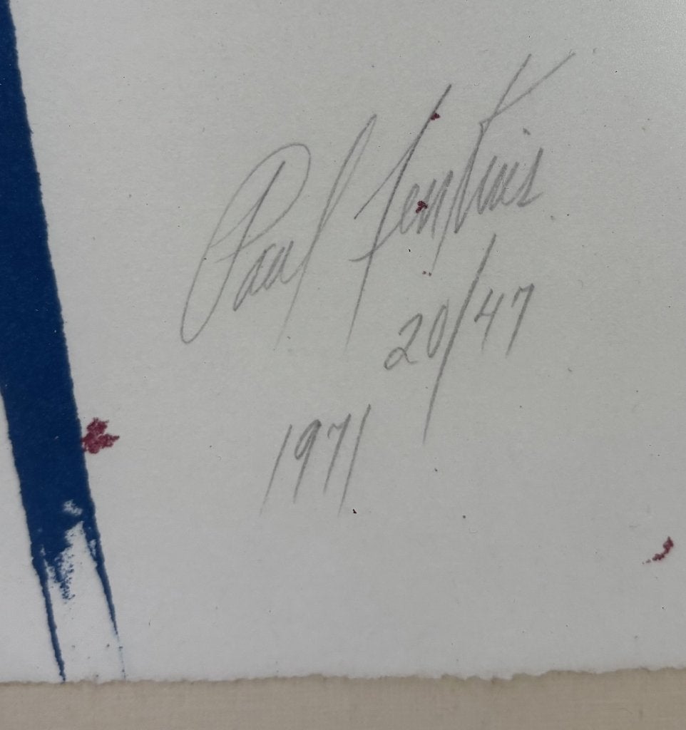 249. Zeefdruk Paul Jenkins – abstract, Amerika, 1971, Antiek en Kunst, Kunst | Litho's en Zeefdrukken, Ophalen