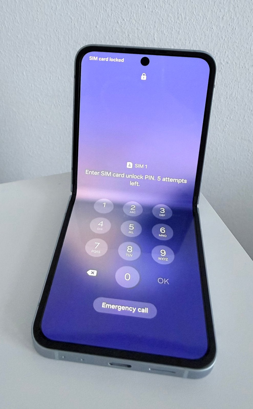 Samsung Galaxy Z Flip6 256GB Blauw, zgan, doos + factuur