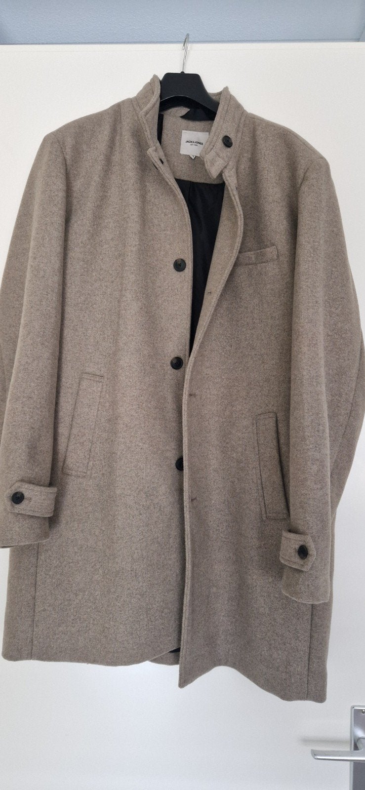 Nieuwe Jack & Jones jas XXXL - Ecru trendy tussenjas heren, Beige, Nieuw, Overige maten, Ophalen of Verzenden
