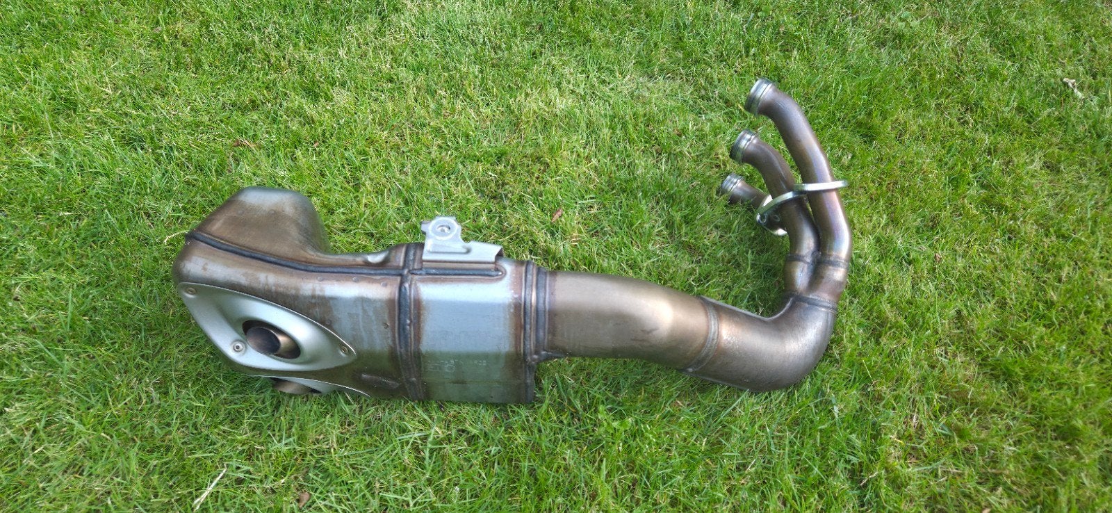 Originele uitlaat Yamaha MT09 Tracer 9 2021 2022 2023, Motoren, Ophalen, Gebruikt