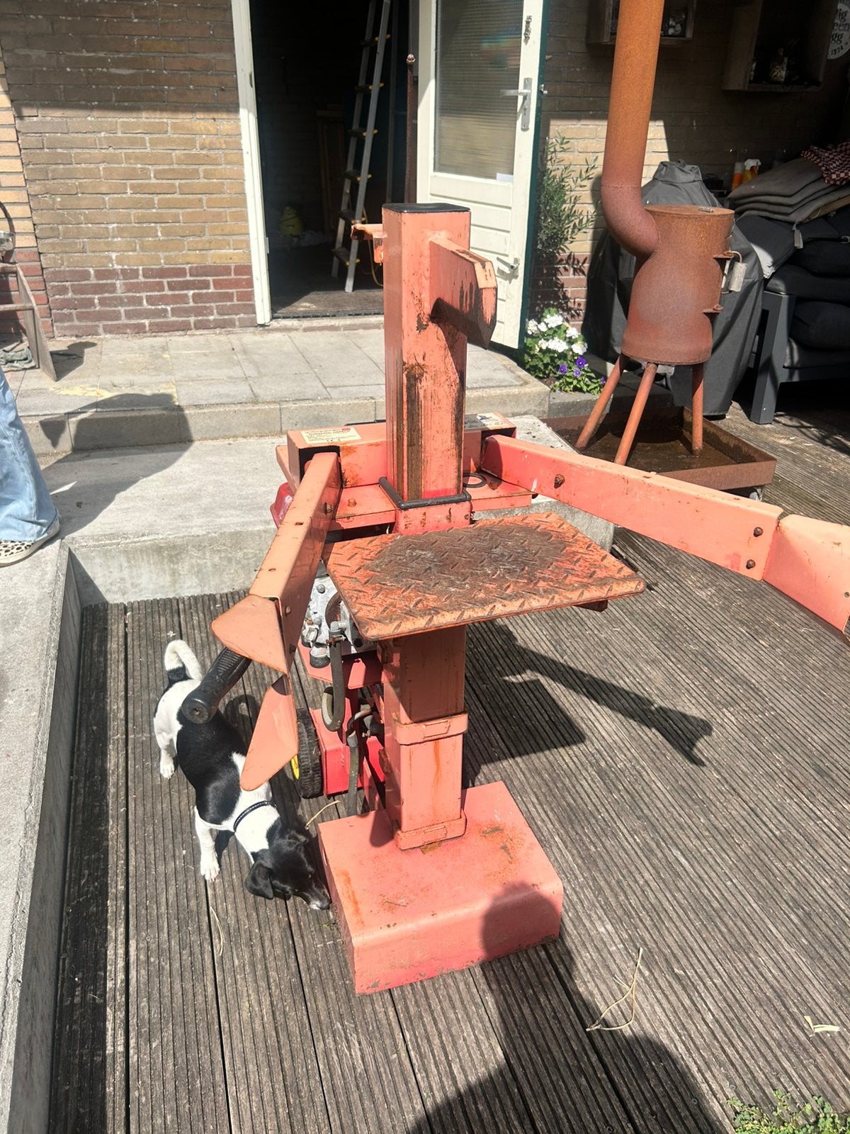 Kloofmachine 8T, Tuin en Terras, Ophalen, Gebruikt, Benzine, Staand