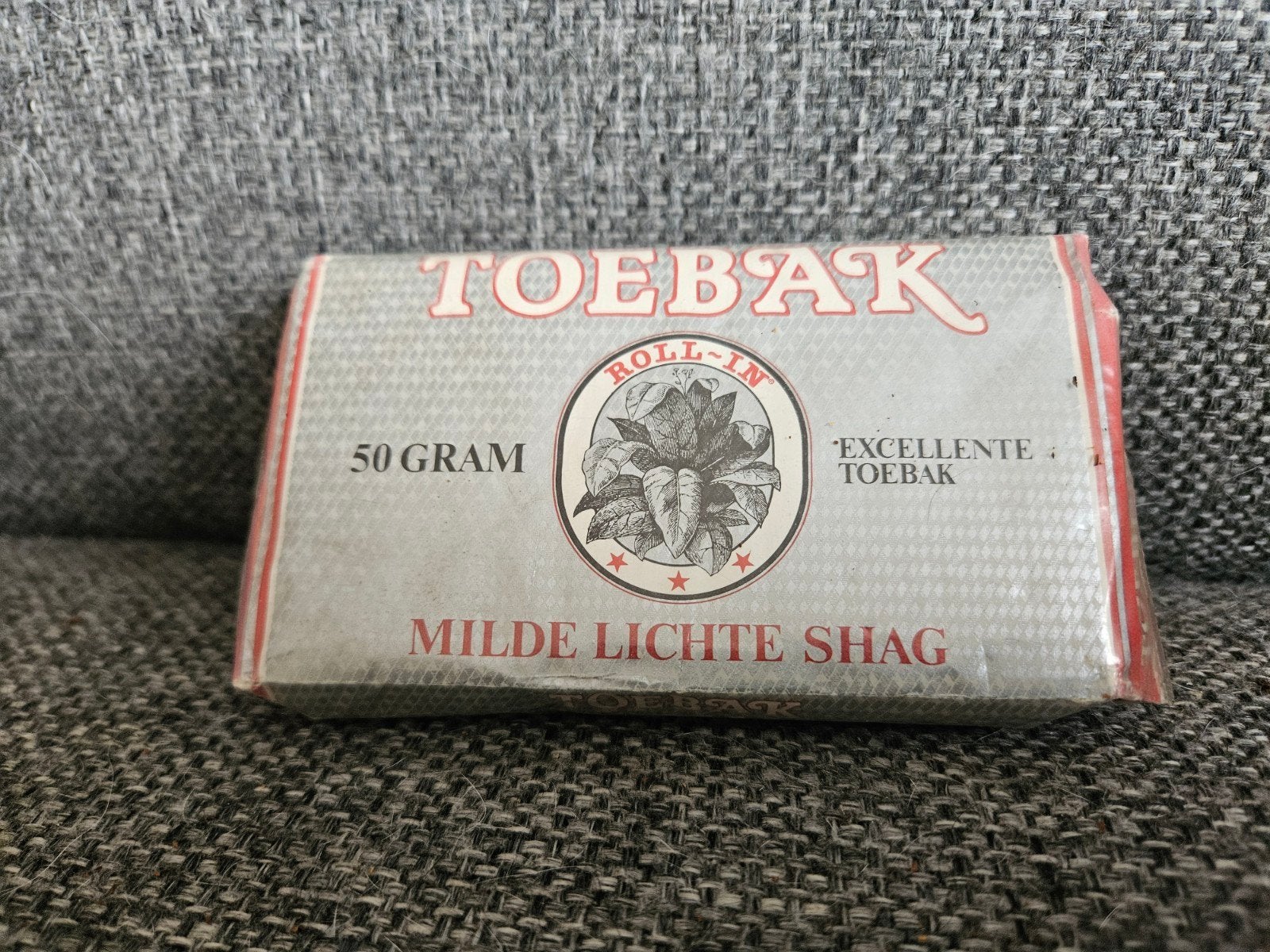 Vintage Roll-In Toebak Milde Lichte Shag 50 gram, Verzenden, Zo goed als nieuw, Tabaksdoos of Verpakking