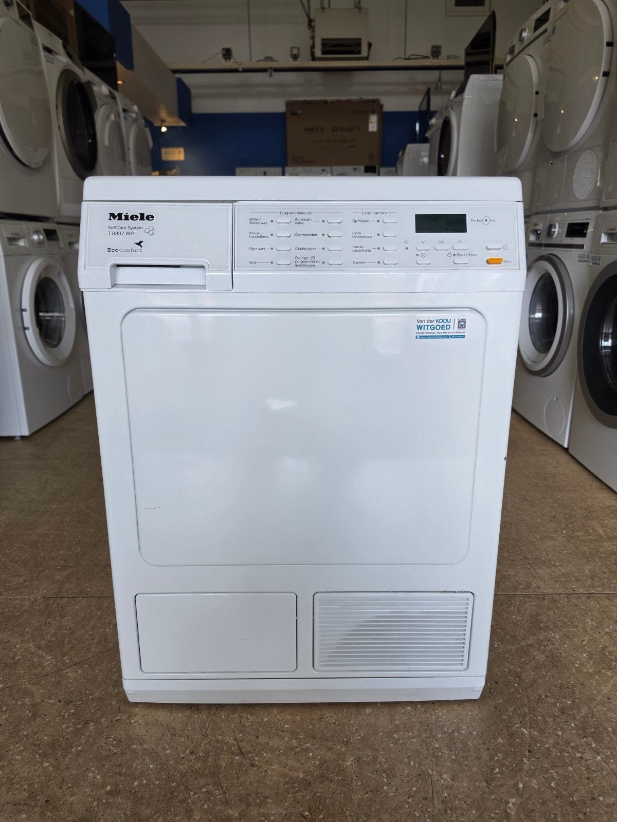 Miele T 8937 Softcare warmtepompdroger | Gratis thuis 🚚✅️, Jirnsum, 6 tot 8 kg, Overige typen, Ophalen of Verzenden