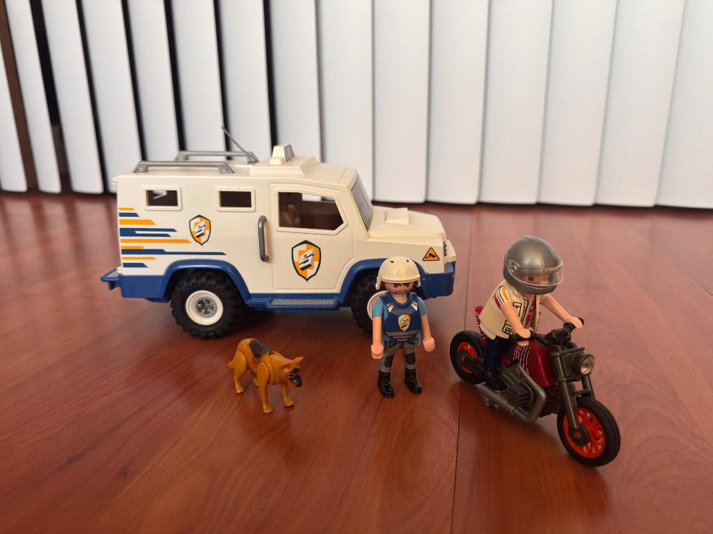 Playmobil Geldtransport auto 71597, Ophalen of Verzenden, Zo goed als nieuw, Complete set