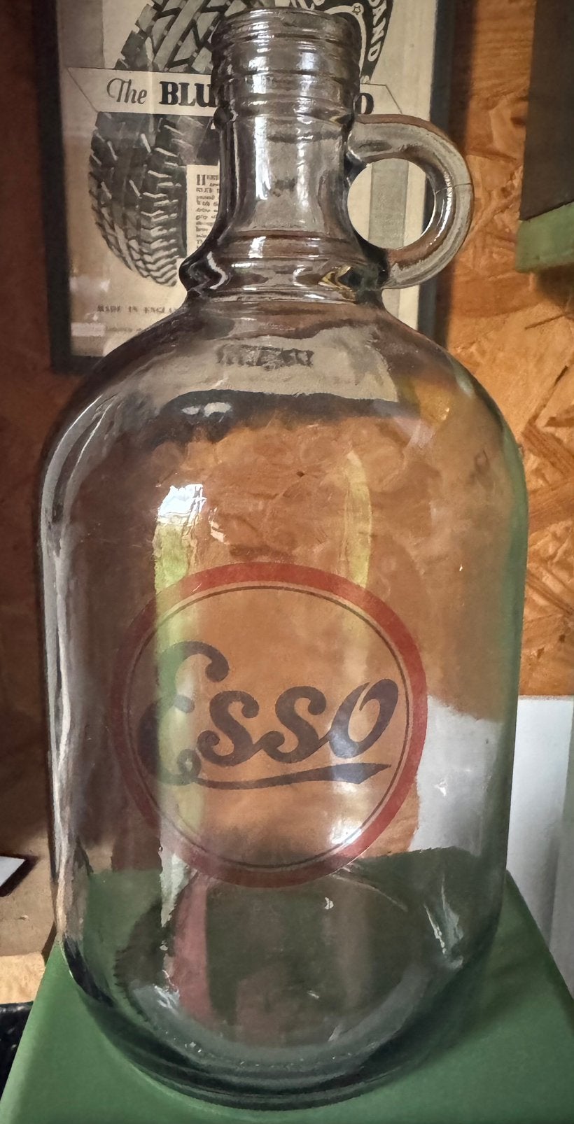 Oude fles met Esso logo, Verzamelen, Ophalen of Verzenden, Gebruikt, Overige