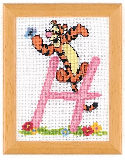 Borduurpakket Winnie de Pooh letter H 40858, ., Nieuw, Ophalen of Verzenden, .