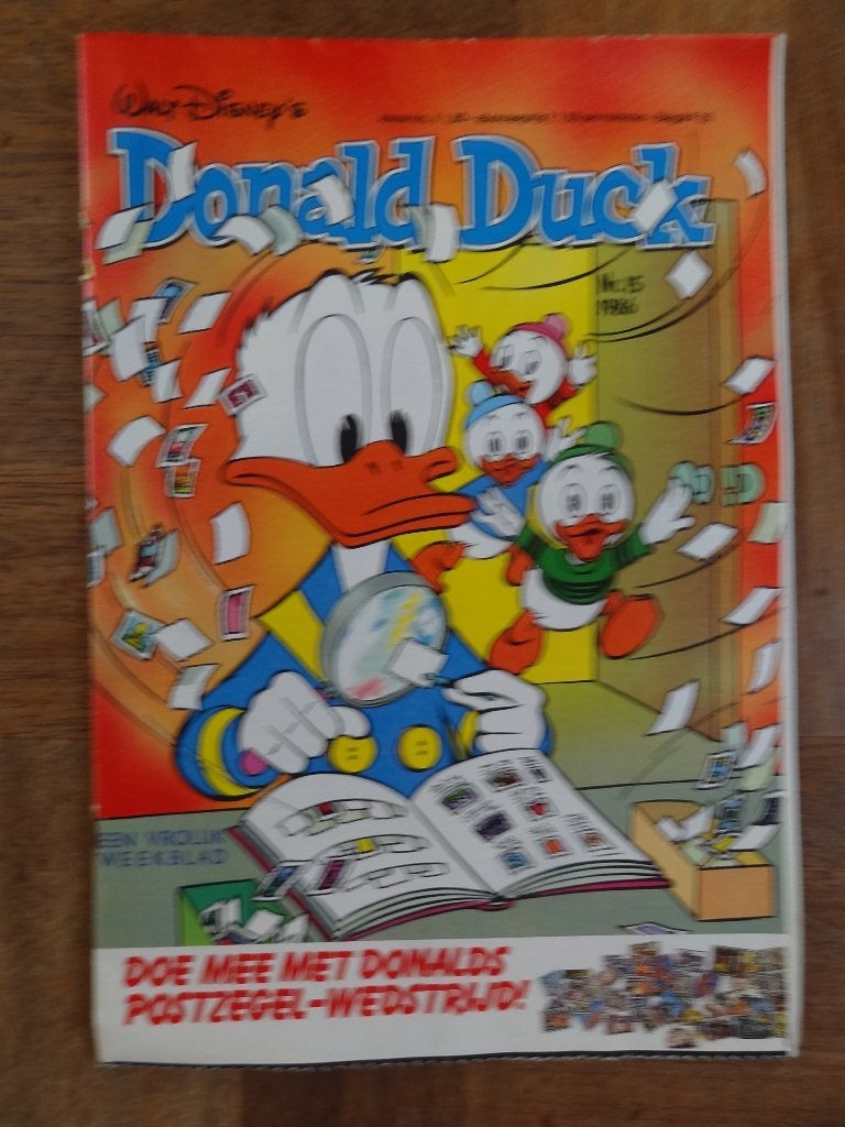 Donald Duck 1986 nr 15, Boeken, Eén stripboek, Ophalen of Verzenden, Gelezen