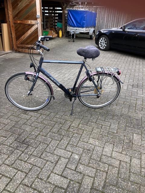 Te koop: nette heren Altra fiets in goede staat., Velgrem, Versnellingen, Ophalen, Overige merken
