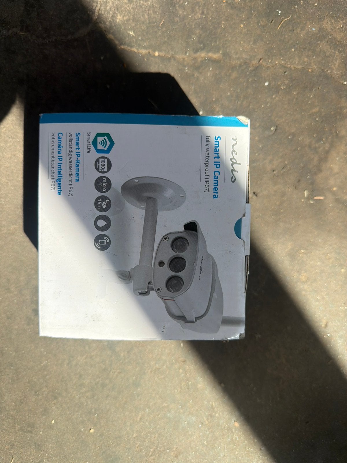 Nedis Smart IP Camera WIFICO11CWT, Ophalen, Nieuw, Buitencamera