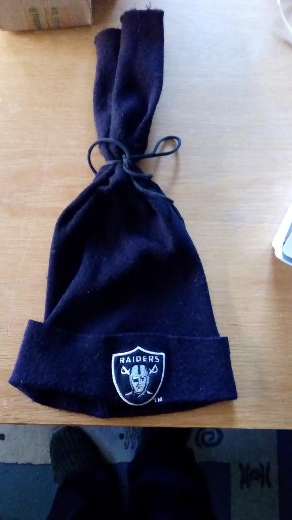 los angeles raiders muts, Ophalen of Verzenden, Gebruikt, Buitenlandse clubs, Pet of Muts